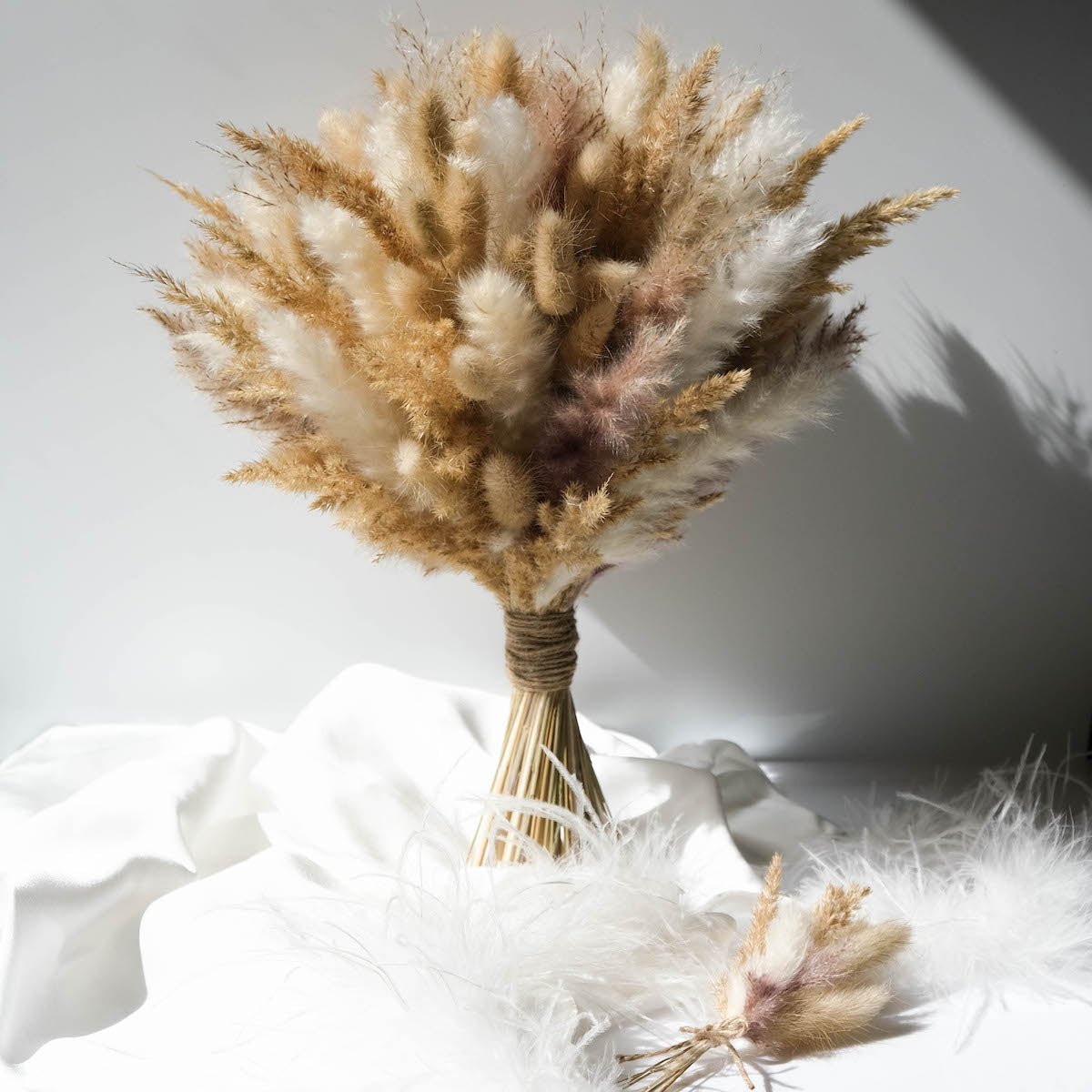 Dried flower bridal bouquet | Pampas grass